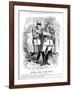 WW1 - Cartoon - Austria and Germany-F.h. Townsend-Framed Art Print