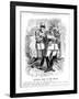 WW1 - Cartoon - Austria and Germany-F.h. Townsend-Framed Art Print