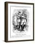 WW1 - Cartoon - Austria and Germany-F.h. Townsend-Framed Art Print