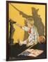 WW1 Cartoon, Boy and Dog-Paul Stahr-Framed Art Print