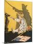WW1 Cartoon, Boy and Dog-Paul Stahr-Mounted Art Print