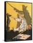 WW1 Cartoon, Boy and Dog-Paul Stahr-Framed Stretched Canvas