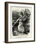 WW1 - Cartoon - Britain Joins In-Leonard Craven Hill-Framed Art Print