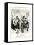 WW1 - Cartoon - General Joffre and Grand Duke Nicholas-F^h^ Townsend-Framed Stretched Canvas