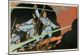 WW1 Cartoon, Giving Blood-Paul Iribe-Mounted Art Print