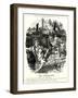 WW1 - Cartoon - Jolly Trench Warfare-F.h. Townsend-Framed Art Print