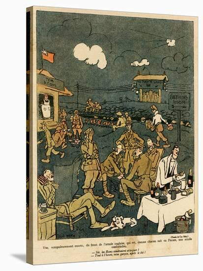 WW1 Cartoon, Luxury 1917-Gus Bofa-Stretched Canvas