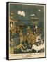 WW1 Cartoon, Luxury 1917-Gus Bofa-Framed Stretched Canvas