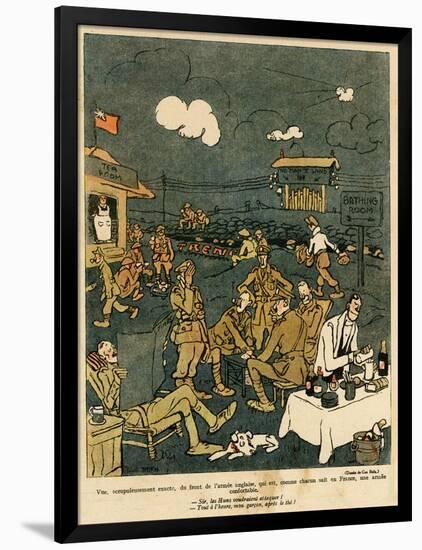 WW1 Cartoon, Luxury 1917-Gus Bofa-Framed Art Print