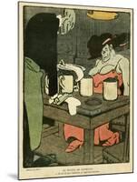 WW1 Cartoon, Pay the Bill-Gus Bofa-Mounted Art Print