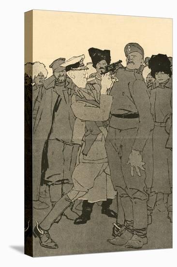 WW1 Cartoon, Russian Rev-Eduard Thony-Stretched Canvas