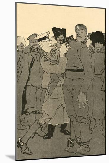 WW1 Cartoon, Russian Rev-Eduard Thony-Mounted Art Print
