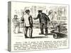 WW1 - Cartoon - Russians in England-F.W. Illingworth-Stretched Canvas