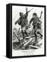 WW1 - 'Comrades in Victory'-Leonard Craven Hill-Framed Stretched Canvas