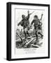 WW1 - 'Comrades in Victory'-Leonard Craven Hill-Framed Art Print