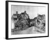 WW1 Damage at Vailly-Sur-Aisne, Framce-null-Framed Photographic Print