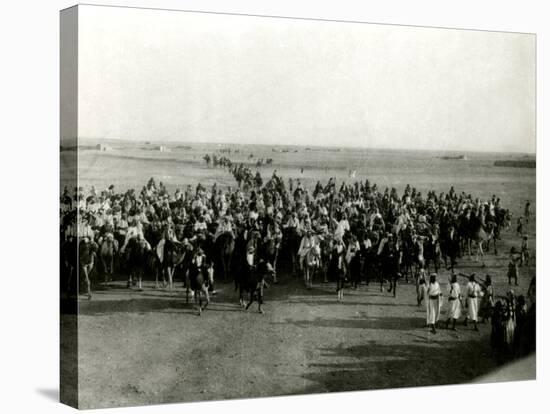 WW1 - Feisal's Army Coming into Yanbu, Saudi Arabia-null-Stretched Canvas