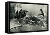 WW1 - French and German Aerial Battle, 1916-null-Framed Stretched Canvas