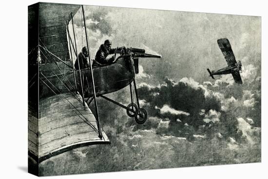 WW1 - French and German Aerial Battle, 1916-null-Stretched Canvas