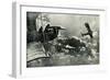 WW1 - French and German Aerial Battle, 1916-null-Framed Art Print