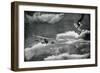 WW1 - French and German Aerial Combat, 1916-null-Framed Art Print