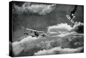 WW1 - French and German Aerial Combat, 1916-null-Stretched Canvas