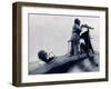 WW1 - French Monoplane Armoured and Armed with Machine Gun-null-Framed Photographic Print