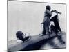 WW1 - French Monoplane Armoured and Armed with Machine Gun-null-Mounted Photographic Print