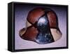 WW1 German Stahlhelm Painted with Disruptive Pattern Camouflage-null-Framed Stretched Canvas