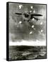 WW1 - German 'Taube' Defies Allied Anti-Aircraft Fire-null-Framed Stretched Canvas