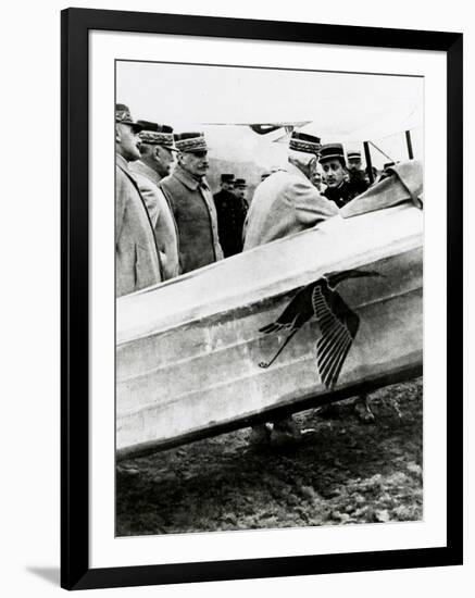 WW1 - Guynemer Gets His Captain's Stripes, 3rd March 1917-null-Framed Photographic Print