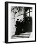 WW1 - Guynemer with Proud Relatives at His Home in Compiegne-null-Framed Art Print