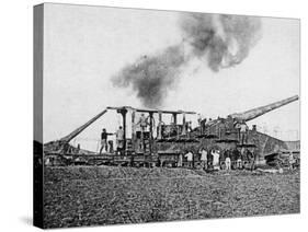 WW1 - Heavy Artillery - French 40Cm Railway Guns-null-Stretched Canvas