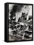 WW1 - Hms E13 British Submarine - Aground and Attacked-E.s. Hodgson-Framed Stretched Canvas