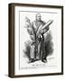 WW1 - Kaiser Disappointed with His Zeppelin and U-Boat-Leonard Craven Hill-Framed Art Print