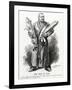 WW1 - Kaiser Disappointed with His Zeppelin and U-Boat-Leonard Craven Hill-Framed Art Print