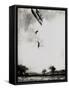 WW1 - Lieutenant Warneford Crashes While Testing Plane, 1915-E. Hudgson-Framed Stretched Canvas