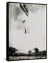 WW1 - Lieutenant Warneford Crashes While Testing Plane, 1915-E. Hudgson-Framed Stretched Canvas