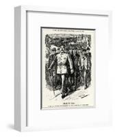 WW1 - Lord Derby's Recruitment Drive - November 17th 1915-L. Raven Hill-Framed Art Print