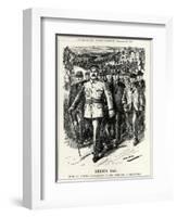 WW1 - Lord Derby's Recruitment Drive - November 17th 1915-L. Raven Hill-Framed Art Print