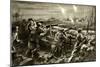 WW1 - Night Attack and Action in the Trenches-null-Mounted Art Print