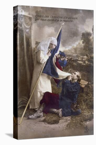 WW1, Nurse and Soldier-null-Stretched Canvas