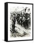 WW1 - Off to the Trenches-Ernest Prater-Framed Stretched Canvas