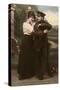 WW1 Postcard Couple-null-Stretched Canvas