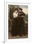 WW1 Postcard Couple-null-Framed Photographic Print