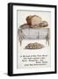 Ww1 Rationing Illustration of War Time Bread-null-Framed Giclee Print