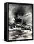 WW1 - Rms Laconia Torpedoed, 25th February 1917-E.s. Hodgson-Framed Stretched Canvas