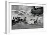 WW1 - Sinking of the Italian Emigrant Ship Ss Ancona, 1915-null-Framed Art Print