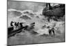 WW1 - Sinking of the Italian Emigrant Ship Ss Ancona, 1915-null-Mounted Art Print