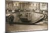 WW1 - Tank Used in Trafagar Square to Sell War Bonds-null-Mounted Photographic Print